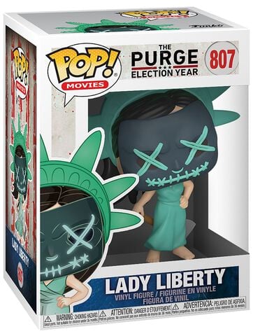 Figurine Funko Pop! - N°807 - American Nightmare - Lady Liberty (ectn Yr)
